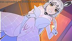 Noir's Bedtime Fantasy Unfolds In Nikke Hentai Scene