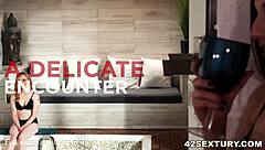 Ali Novak Mounts And Drills April Snow With Strapon