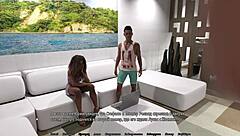 check out this outdoor group sex scene in perfect housewife game