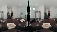 Kayla Kayden Celebrates Anniversary In Corner Office Lingerie