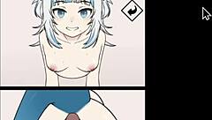 Good combination of costplay and sharkgirl in a 3D animated video