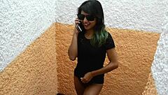 Mexican girl sucks dick eagerly