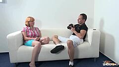 Redhead Teen Deepthroats And Rides Huge Cock Roughly