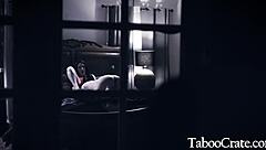 Stepson gets oral from his lesbian step-moms in taboo scene