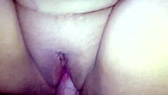 Amateur milf gets creamy in wild pussy play