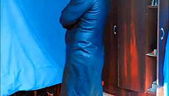 hey, check out this sissy crossdresser ladyboy twink in a sexy dress riding cowgirl on webcam