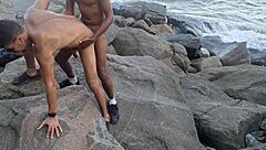 orgia na praia 1ª parte sendo depósito para dotados sedentos por leitar um cu gaping mature double big cock spitting african bisexual black tricked liquid lunch