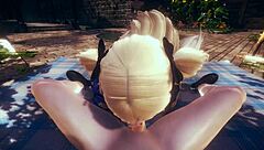 Yo, wanna see Fischl's POV blowjob with cum on face in Genshin hentai?