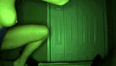 Latina Teen 18+ Puts Finger in Ass Before Anal Sex