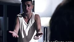 Step Son Demands Sex from Lesbian Step Mothers in Taboo Encounter