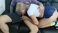 Le Digo A Mi Hermanastra Que Me De Un Masaje Pero Le Gusto Fue Mi Verga Y Me Toco Follarla