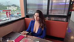 Stepson Gives Stepmom Handjob And Fucks Her Ass With Huge Cock!