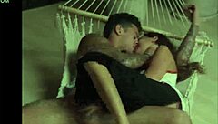 sexy amateur gives handjob to boyfriend