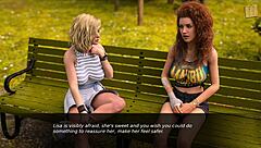 Nursing back to pleasure with two hot teens