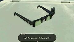 dexter, what do you see with those x-ray glasses?