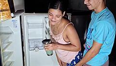 Gay man's ass fucking leads to refrigerator shopping fail