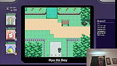 Passionate sex with leo-chan in pokemon parody hentai game