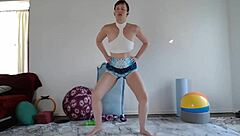 Yoga instructor Aurora Willows has a great ass and feet