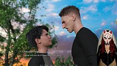 Gamer girl’s journey in The Golden Boy continues with hot scenes in a porn game