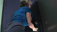 Hardcore anal sex with a tied up MILF slave