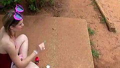 Kitty Karsen Playing Bubble Nude Showing Tits