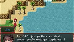 in the harem game, best friend reveals herself to help him relax