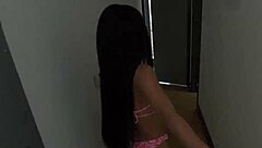 Big dick penetrates me deeply and makes me cum in missionary position