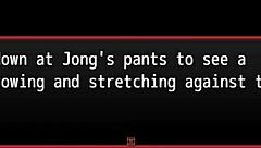 in the harem game, best friend reveals herself to help him relax