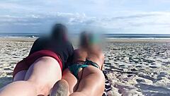 Did The MILF Expect Dick In Her Ass On Beach?
