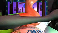 Horny Brunette Deepthroats Big Cock