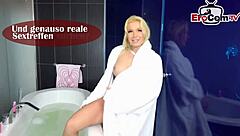 deutsche milf with pierced muschi and monster titten seduces guy hard!