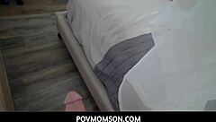 Pov stepmom and stepson caught in sex