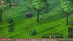 Real-life play in the anime Mad Island: Survival and sex with a girl