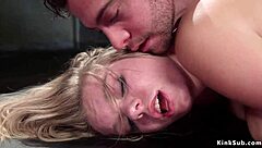 blonde trainee gets anal fucked.