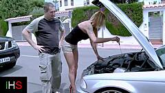 Slutty Blonde Milf Fucked in Ass and Pussy!