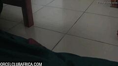 Curvy Ebony Housewife Seduces Electrician on Ranch