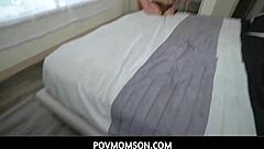 Pov stepmom and stepson caught in sex