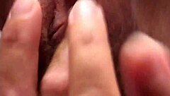 blonde milf masturbates with fake dick but he gives finger job