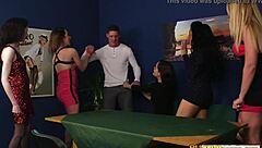 why don't you suck my dick, naughty femdom chicks in group wanking session?