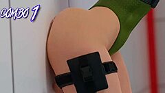 3D porn video with cam girl Cammy showing off her big ass