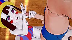 Pomni TAKES OFF TOWEL TO FUCK