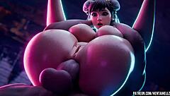 Chunli enjoys rough anal sex in this adult cartoon
