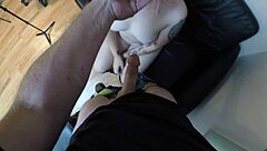 i messed up the lines during violet coxxx's rough pov casting interview in cosplay costumes, feeling so nervous and excited with hardcore actions