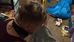 Horny Woman Masturbates Before Fucking