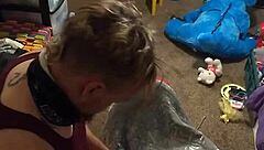 Horny Woman Masturbates Before Fucking