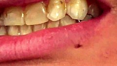 fifi foxx does mouth vore close up with gummy bears