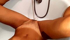 Caught my step sister masturbating in the bathroom.