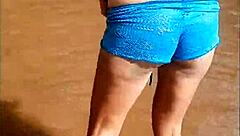 Double penetration happens in the river with teens