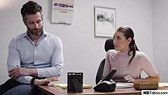 Bella rolland's pawg secretary cheats with boss at office taboo