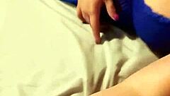 BBW Slut Wife in Lingerie Masturbates Before Getting Fucked and Cumshot